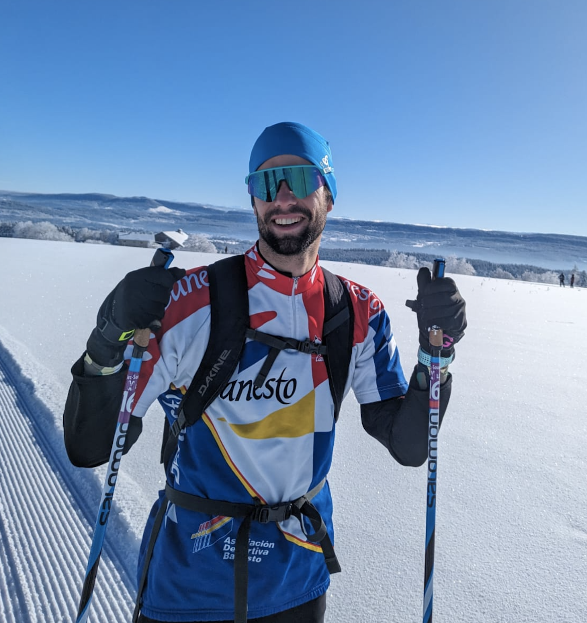 Moi au ski de fond